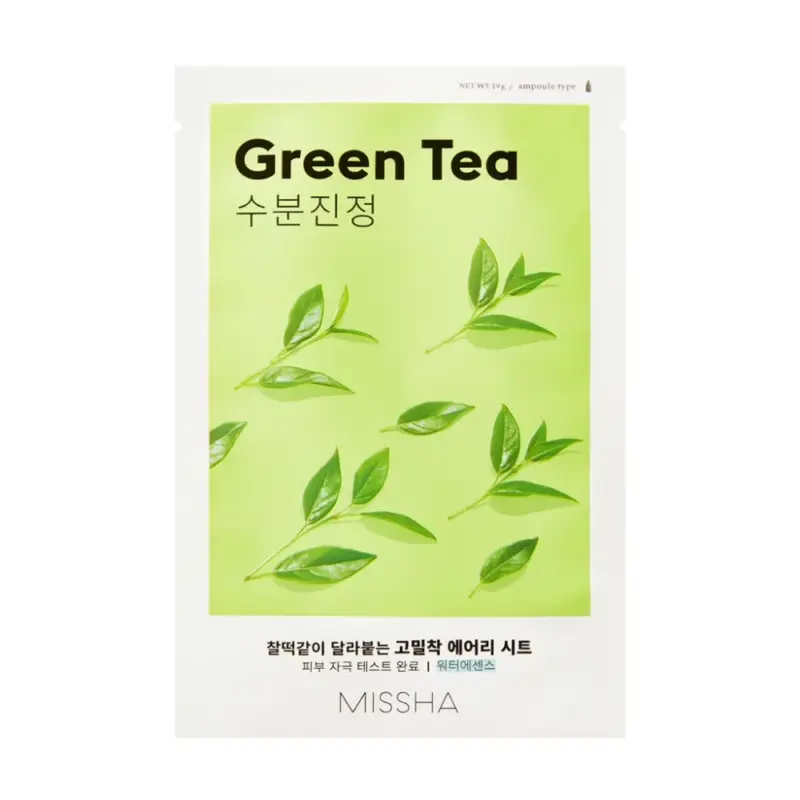 MISSHA - Airy Fit Sheet Mask Green Tea Zlevněný