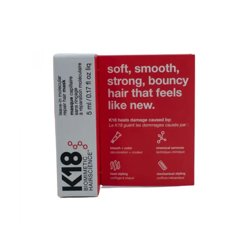 K18 Biomimetic Hairscience Leave-in Molecular Repair Hair Mask5 ml Nová Kolekce