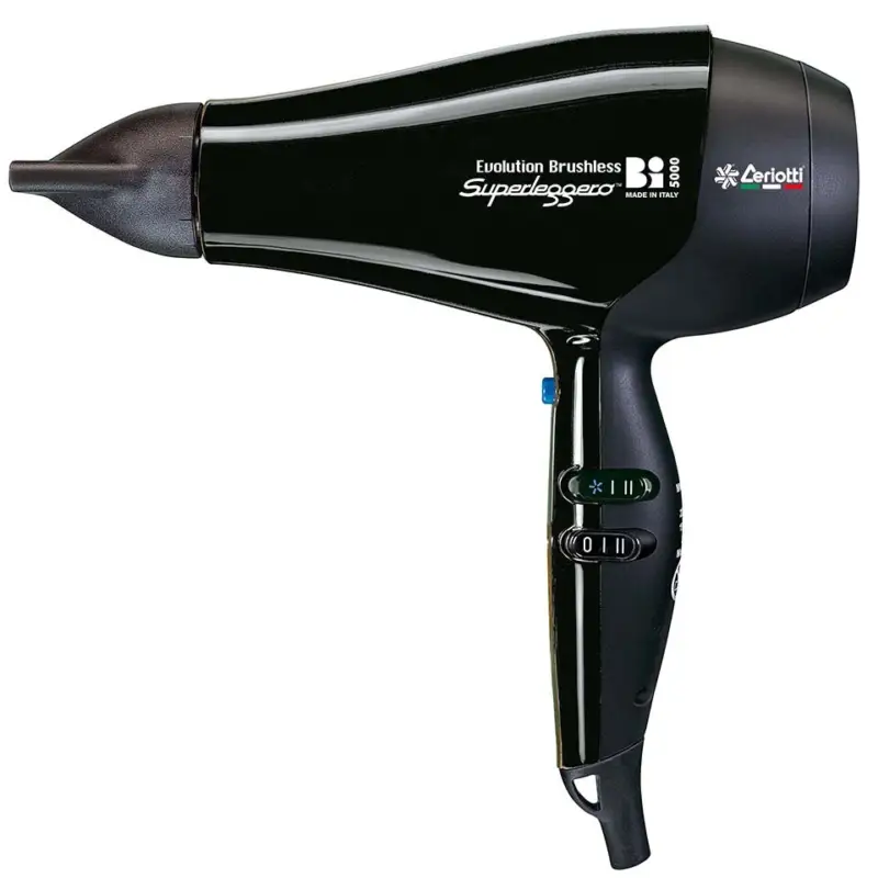 Ceriotti Evolution BI5000 Brushless Superleggero Black Hair Dryer 2100 W Vysoce Kvalitní