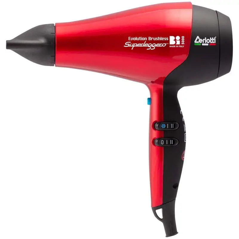 Ceriotti Evolution BI5000 Brushless Superleggero Red Hair Dryer 2100 W Must-Have