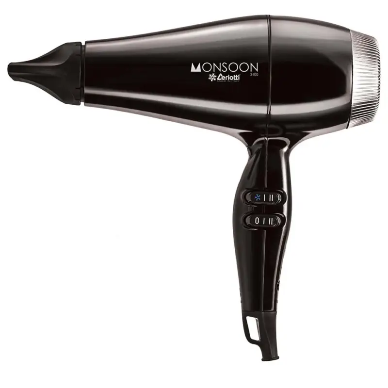 Oblíbený Ceriotti Monsoon 3400 Black Hair Dryer 2000 W