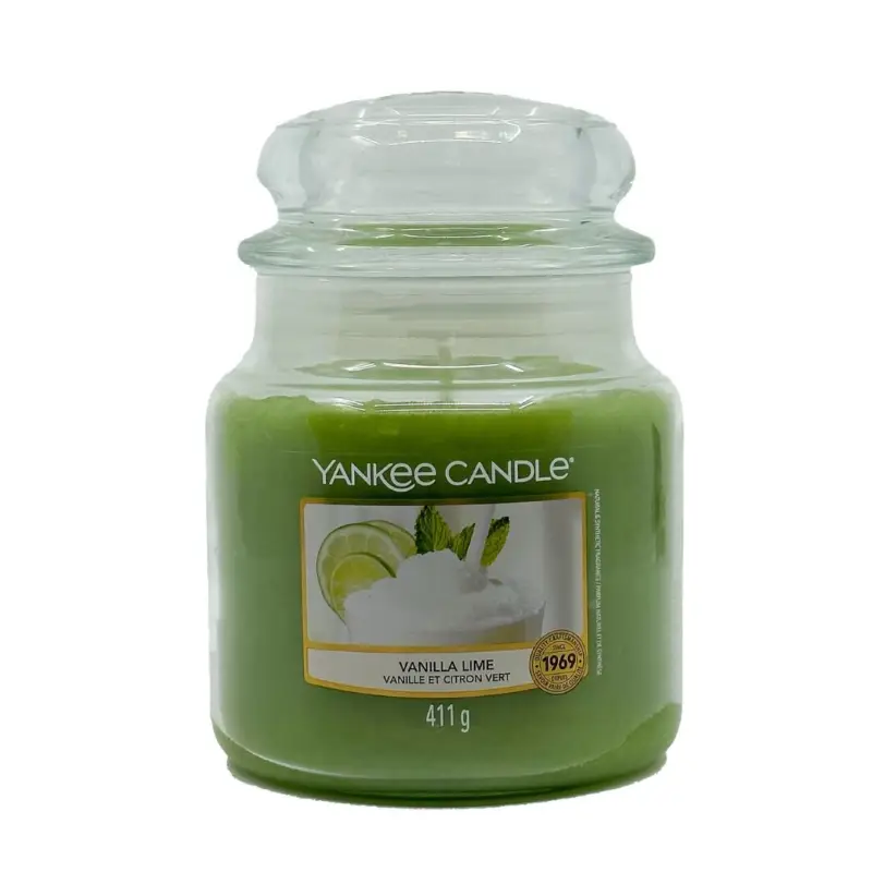 Cenově Výhodný Yankee Candle Vanilla Lime Medium Jar 411 g