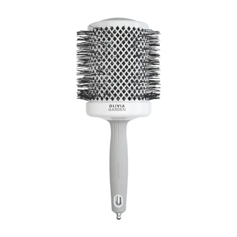 Expresní Doručení Olivia Garden Expert Blowout Shine Round Brush White & Grey 80 mm