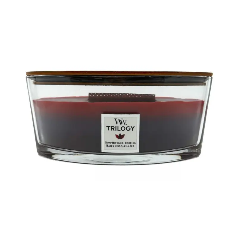 Koupit Online WoodWick Sun-Ripened Berries Trilogy Ellipse Jar 453,6 g