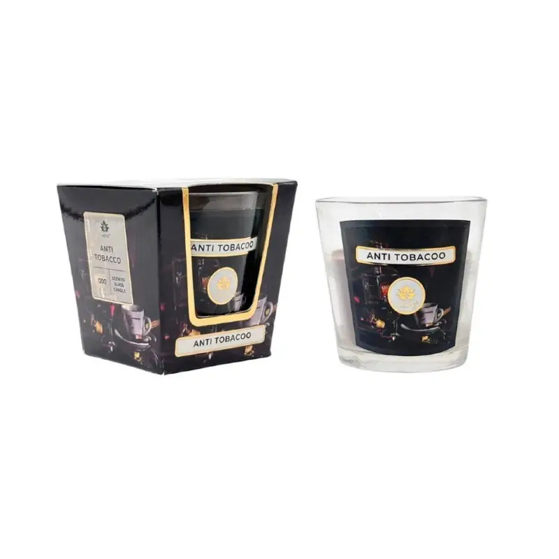 Novinka Arôme Glass Scented CandleAnti Tobacco 120 g