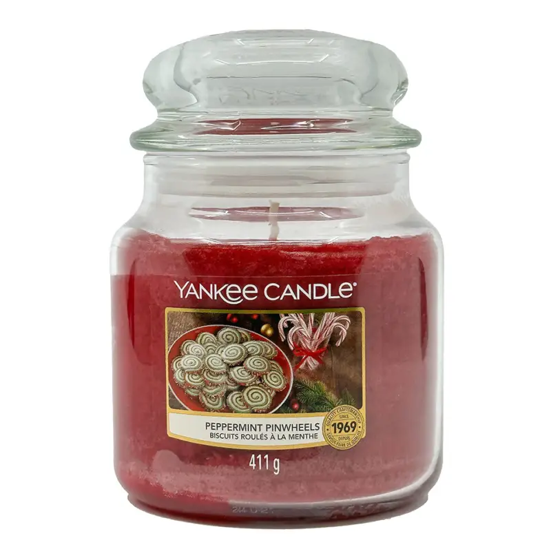 Nejlepší Cena Yankee Candle Peppermint Pinwheels Medium Jar 411 g