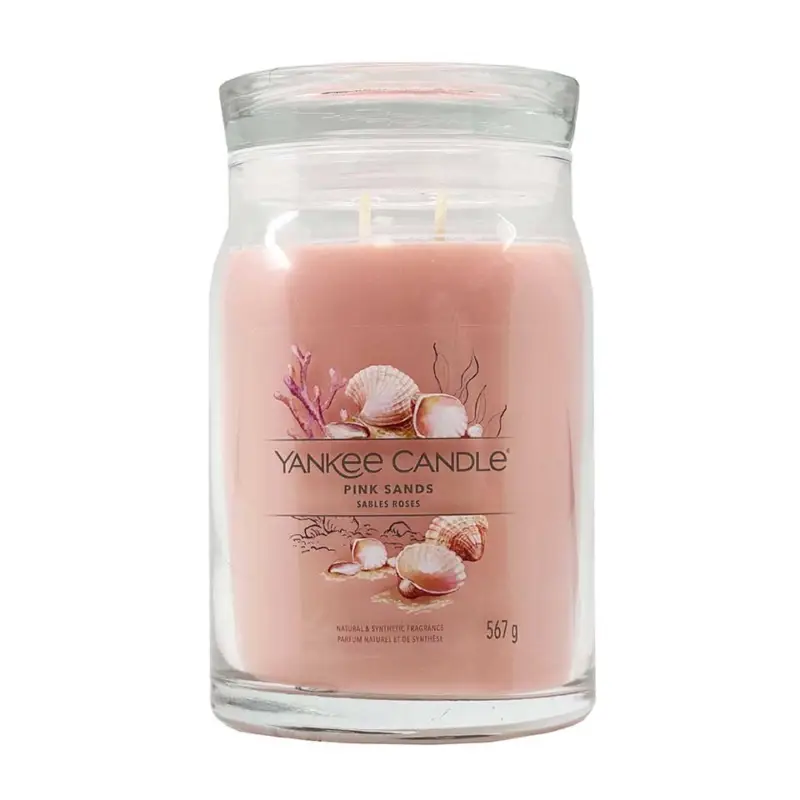 Must-Have Yankee Candle Signature Large Jar Pink Sands 567 g