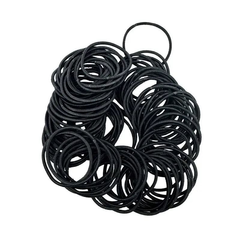 Thin black hair tie 100 ks Poslední Šance
