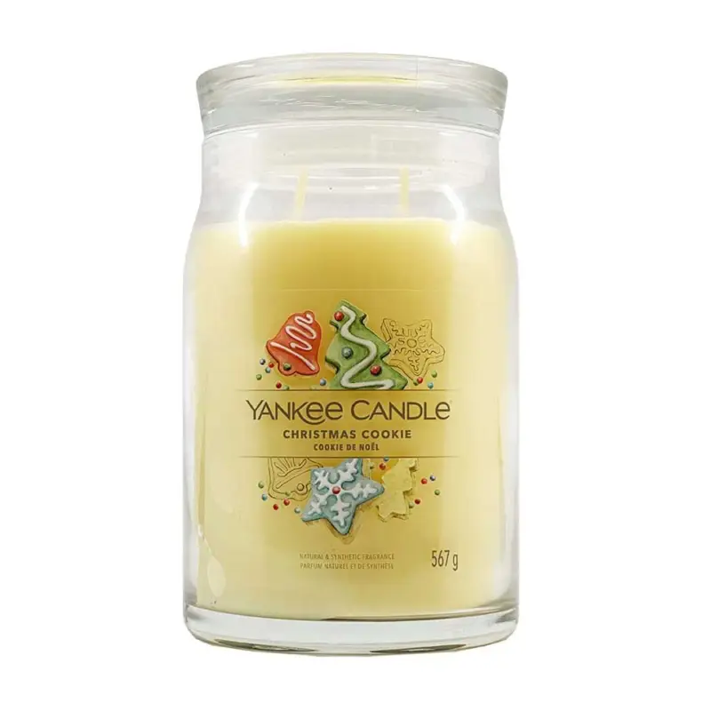 Novinka Yankee Candle Signature Large Jar Christmas Cookie 567 g