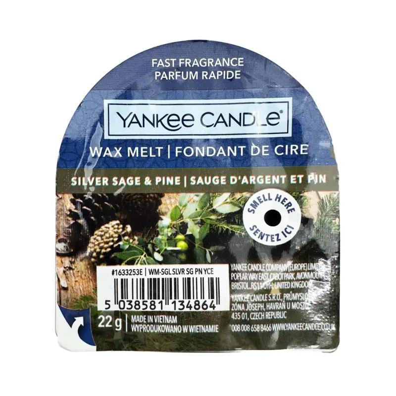 Akční Cena Yankee Candle Wax Melt Silver Sage & Pine 22 g