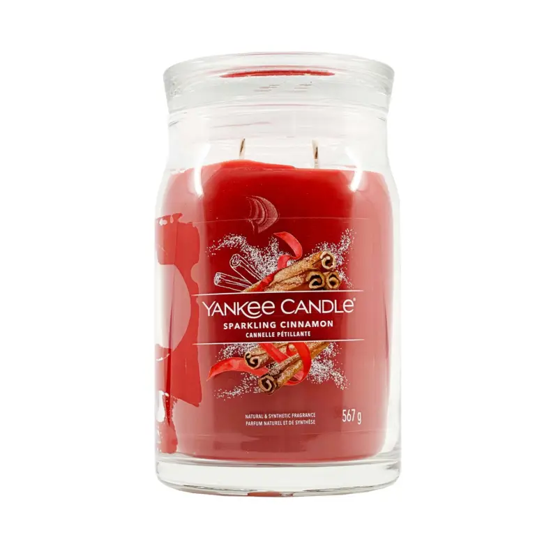 Dokud Zásoby Vydrží Yankee Candle Signature Large Jar Sparkling Cinnamon 567 g