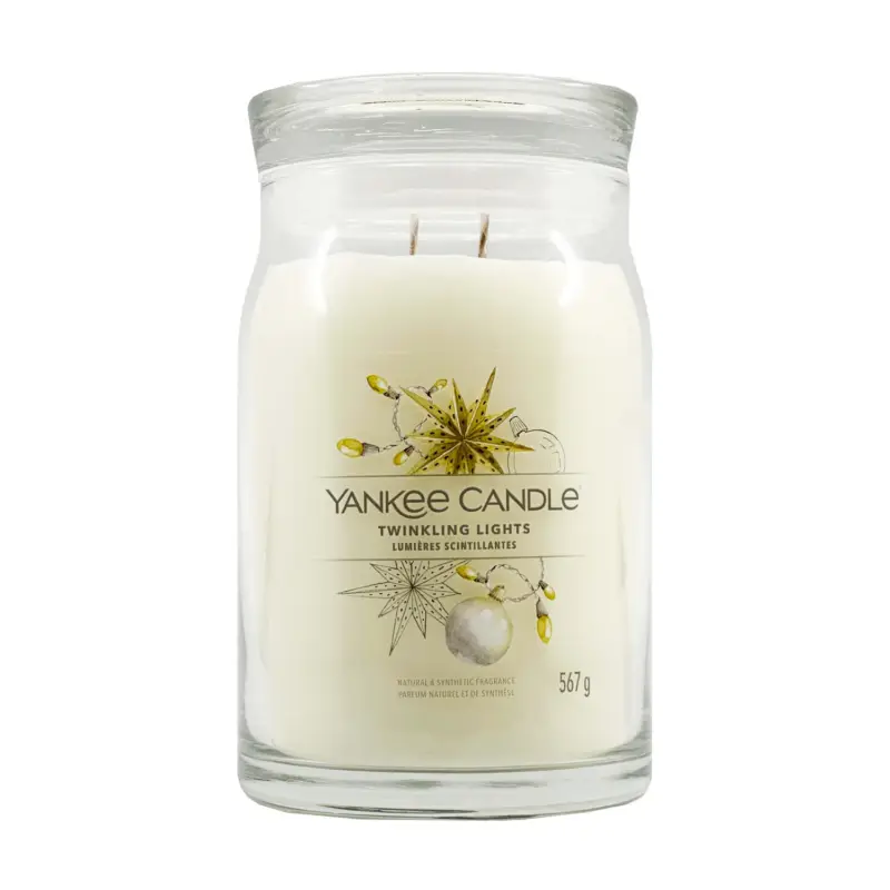 Yankee Yankee Candle Signature Large Jar Twinkling Lights 567 g Výhodná Nabídka
