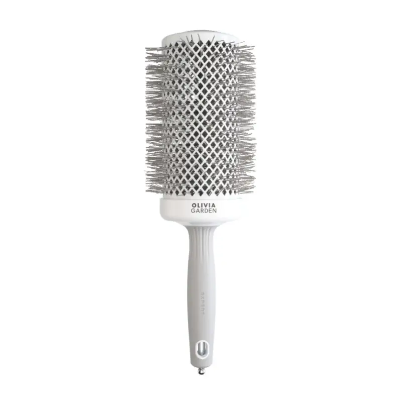 Autentický Olivia Garden Expert Blowout Speed Round Brush White & Grey 65 mm