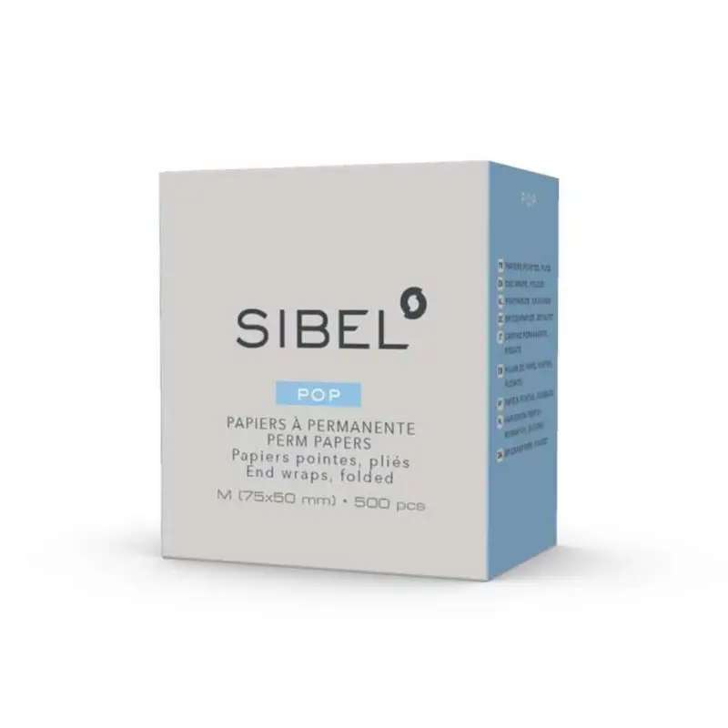Značkový Sibel Permanent Papers Pop End Wraps, Folded 75 x 50 mm 500 ks