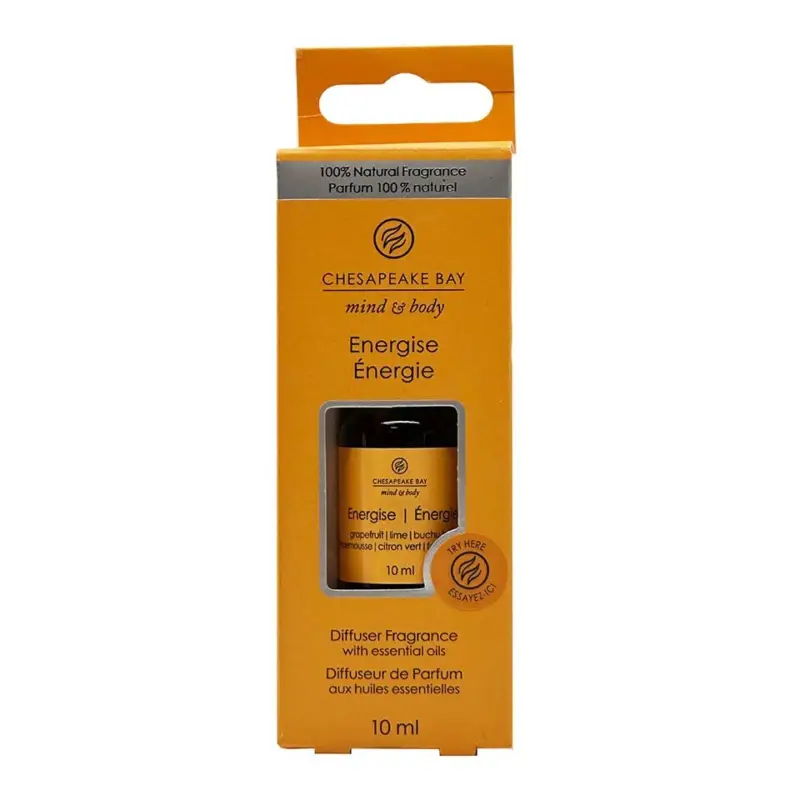 Chesapeake Bay Candle Mind & Body Energise Diffuser Fragrance 10 ml Pouze Dnes