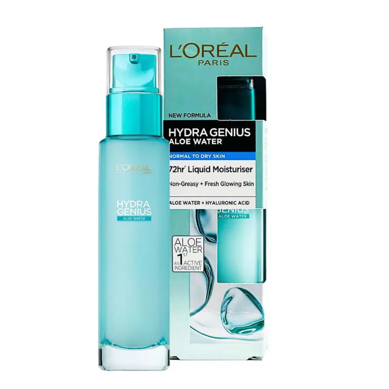 Akční Nabídka L'Oreal Paris Hydra Genius 72H Liquid Moisturiser For Normal To Dry Skin 70 ml