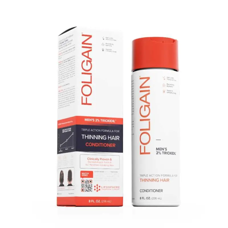 Foligain Triple Action Conditioner For Thinning Hair For Men With 2% Trioxidil 236 ml Nejprodávanější