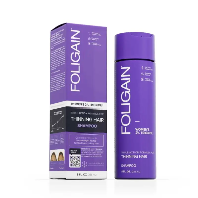 Foligain Triple Action Shampoo For Thinning Hair For Women With 2% Trioxidil 236 ml Super Cena