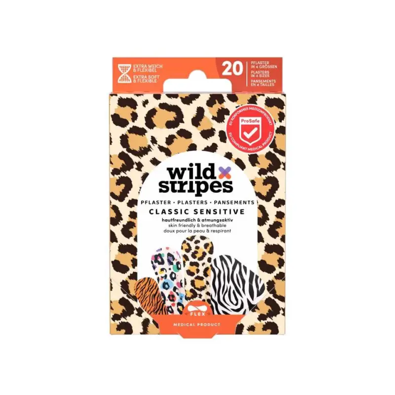 Wild Stripes Classic Sensitive Animal Plasters Levný