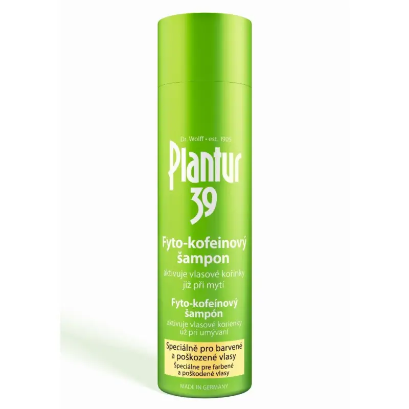 Akce Plantur 39 Phyto-Coffein Shampoo For Coloured and Damaged Hair 250 ml