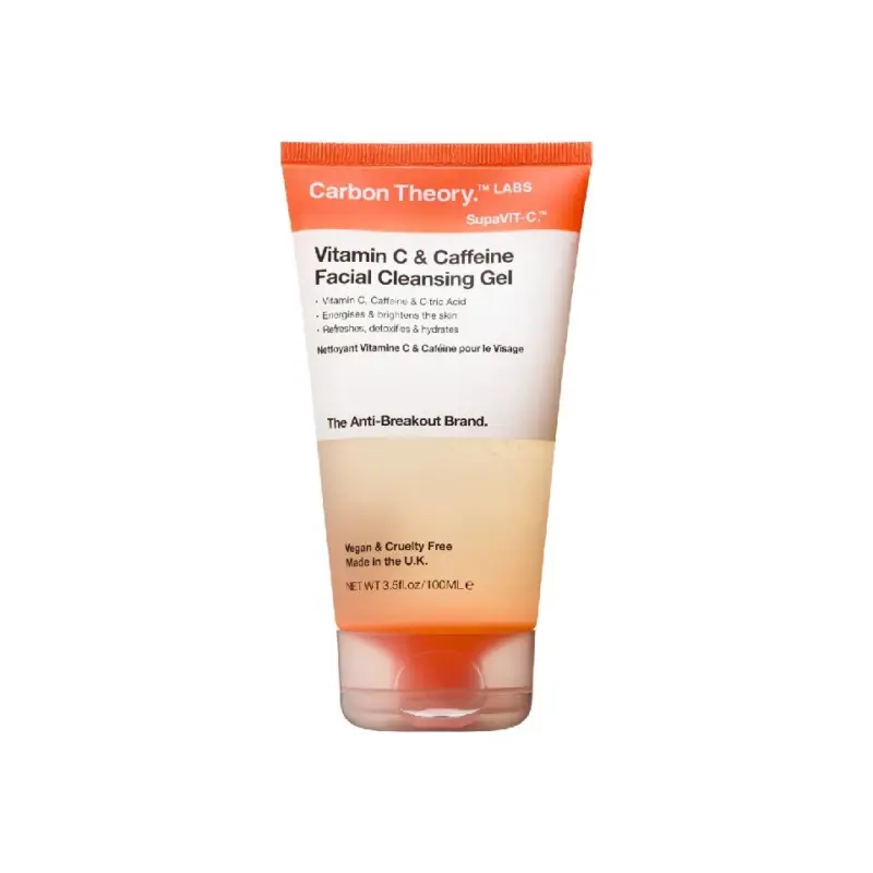 Carbon Theory Vitamin C & Caffeine Facial Cleansing Gel 100 ml Speciální Cena