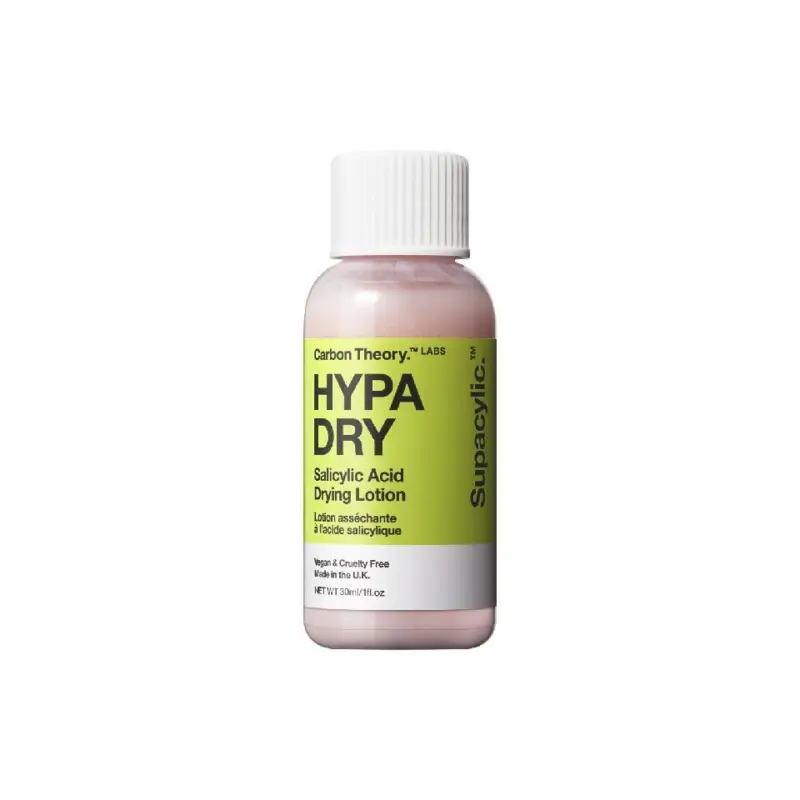 Carbon Theory Supacylic Hypa Dry - 2% Salicylic Acid Overnight Drying Lotion 30 ml Výprodej