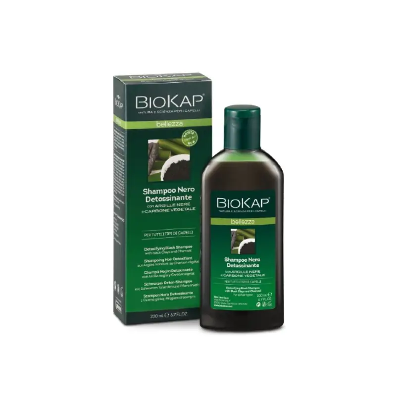 BioKap Bellezza Detoxifying Black Shampoo 200 ml Sezónní Sleva