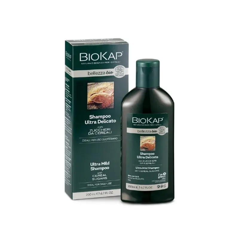Nová Kolekce BioKap Bellezza Bio Ultra Mild Shampoo 200 ml