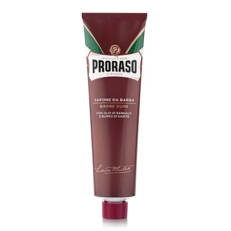 Koupit Online Proraso Red Line Coarse Beards Shaving Soap in a Tube Sandalwood 150 ml