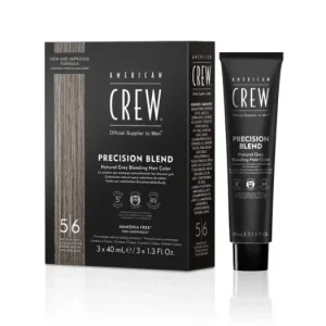 Zlevněný American Crew Precision Blend Natural Grey Blending Hair Color 3 x 40 ml