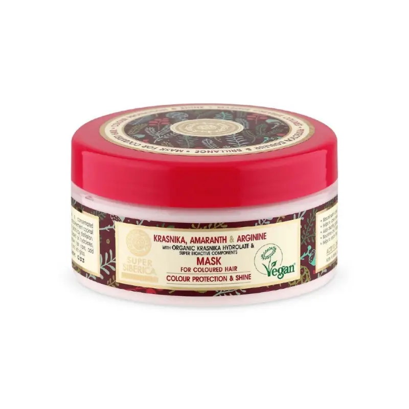 Akce Natura Siberica Super Siberica Krasnika, Amaranth & Arginne Mask for Coloured Hair 300 ml