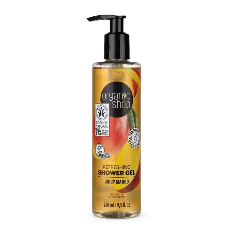 Akční Cena Organic Shop Juicy Mango Refreshing Shower Gel 280 ml