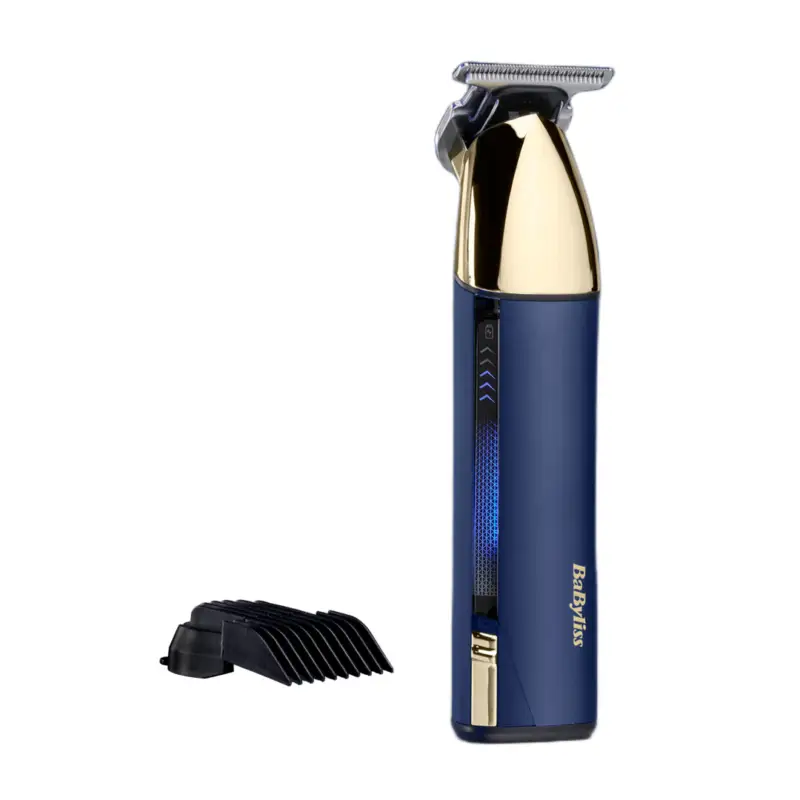 BaByliss Men Super-X Metal Series T992E Gold / Blue Beard & Stubble Trimmer Omezená Nabídka