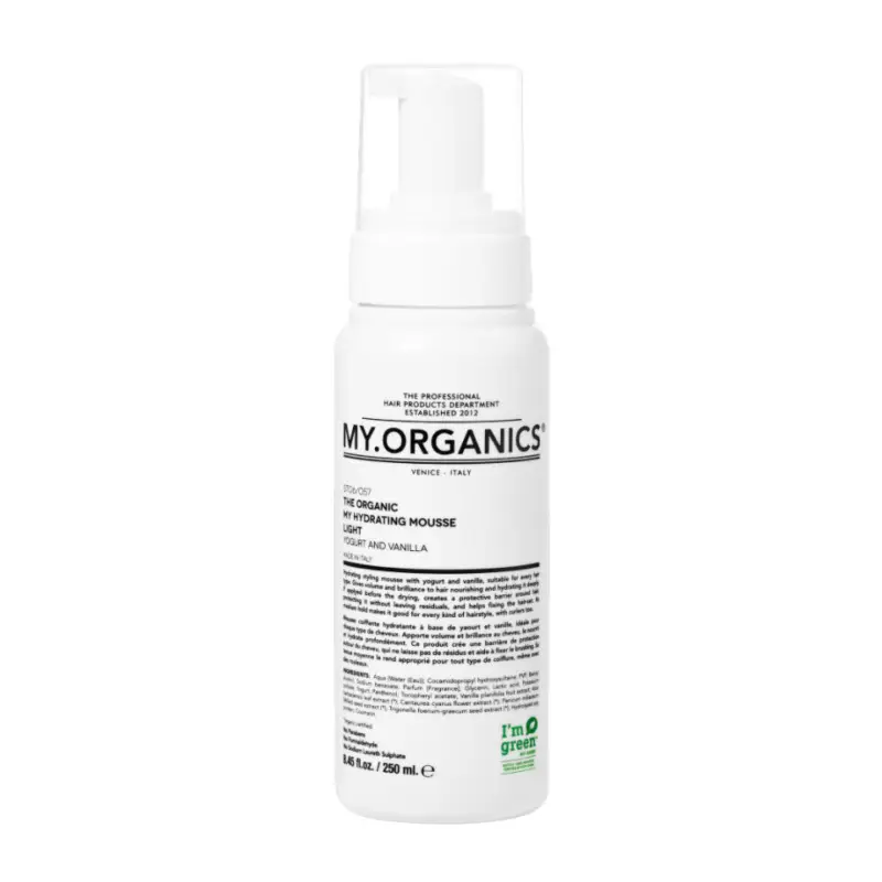 Expresní Doručení My.Organics The Organic My Hydrating Mousse Light Yogurt And Vanilla 250 ml