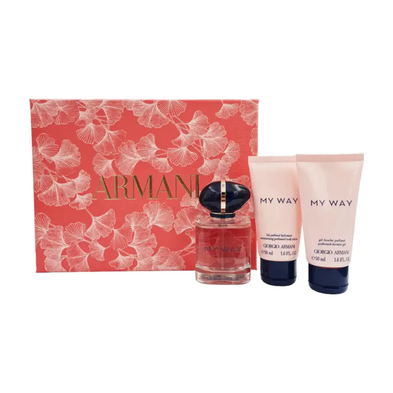 Expresní Doručení Giorgio Armani My Way Gift Set EdP 50 ml refillable + shower gel 50 ml + body lotion 50 ml