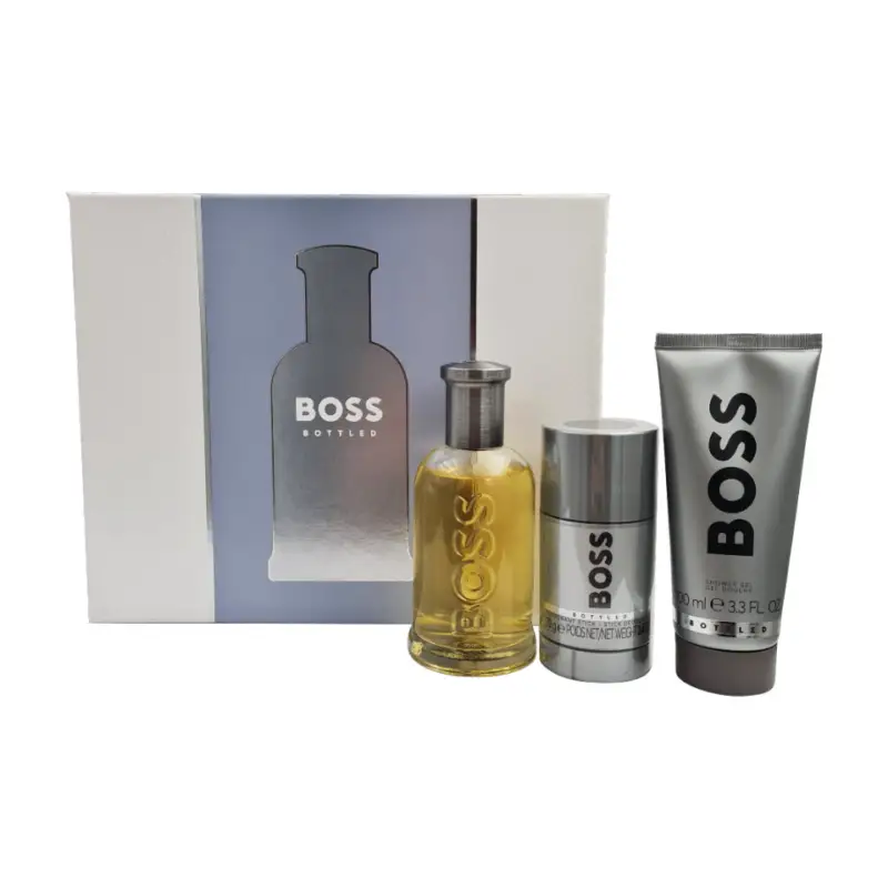 Hugo Boss Boss Bottled Gift Set EdT 100 ml + shower gel 100 ml + deostick 75 ml Sleva
