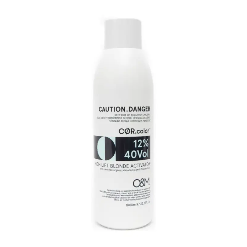 Novinka O&M CØR.color High Lift Blonde Activator 40 Vol. 12% 1000 ml