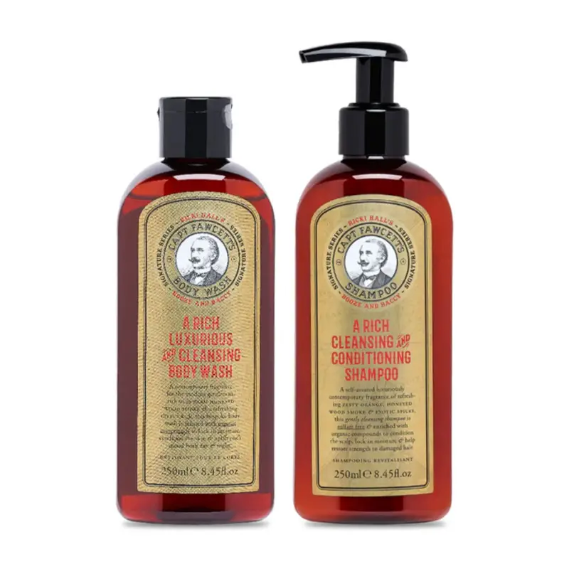 Akční Nabídka Captain Fawcett Ricki Hall's Booze & Baccy Hair & Body Wash Set