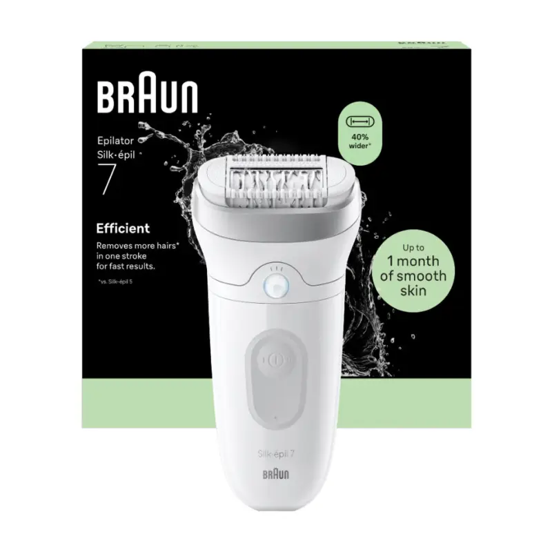 Braun Silk-épil 7 7-000 Wet & Dry Efficient Epilator Silver Top Prodej