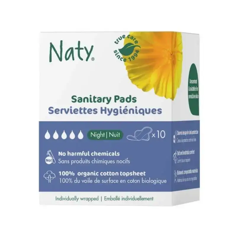 Cenová Bomba Naty Dámské vložky – noční 10 ks