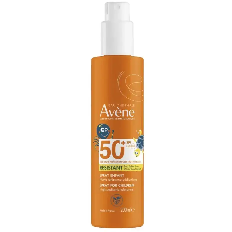 Autentický Avene Sun Sprej pro děti SPF 50+ pro citlivou dětskou kůži 200 ml