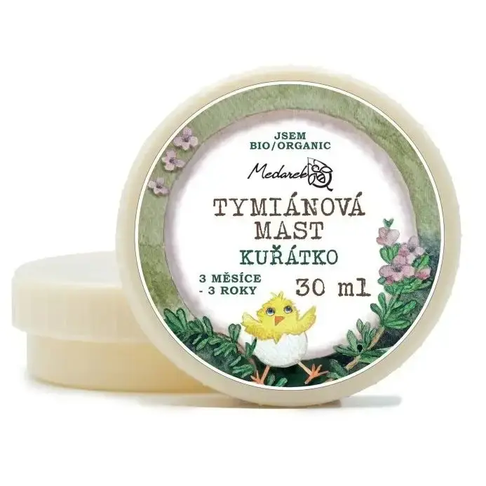 Akce Medarek Tymiánová mast Kuřátko 30 ml