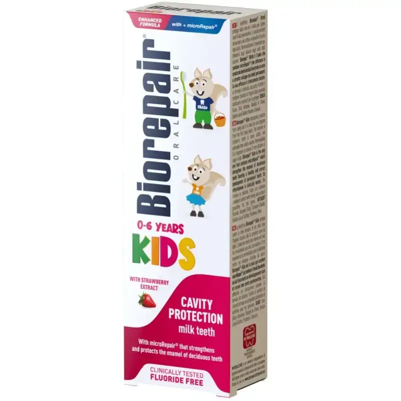 Originální Biorepair Zubní pasta Kids 0-6 let jahoda 50 ml
