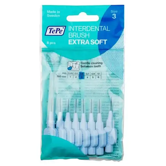 Omezená Nabídka TePe Extra soft mezizubní kartáčky 0,6 mm světle modré, 8 ks
