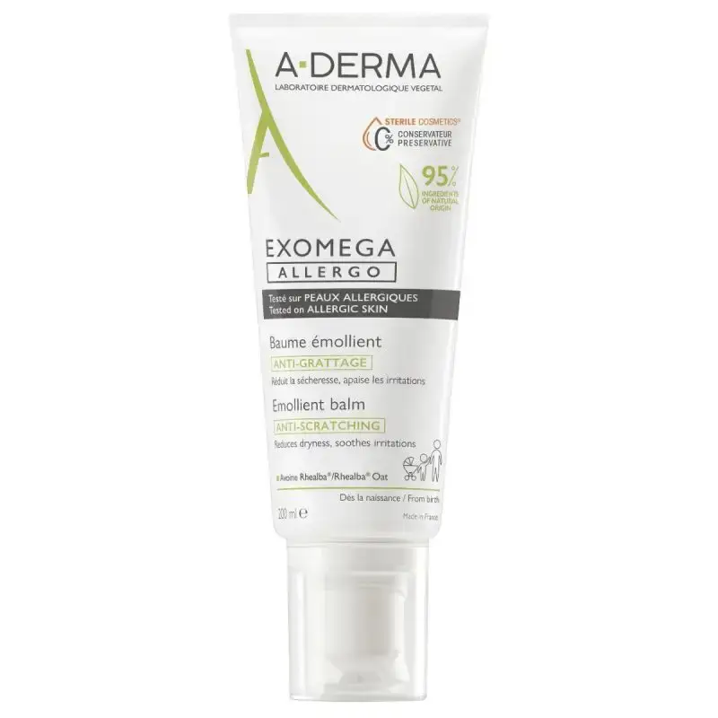 A-Derma Exomega Allergo Emolienční balzám 200 ml Výprodej