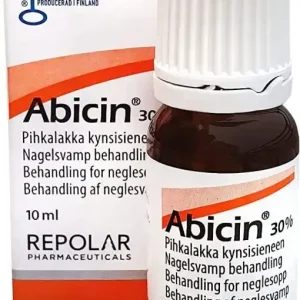 Cenově Výhodný Repolar Abicin 30% pryskyřicový lak proti plísňovým infekcím nehtů 10 ml