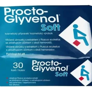 Procto-Glyvenol Soft vlhčené ubrousky 30 ks Expresní Doručení