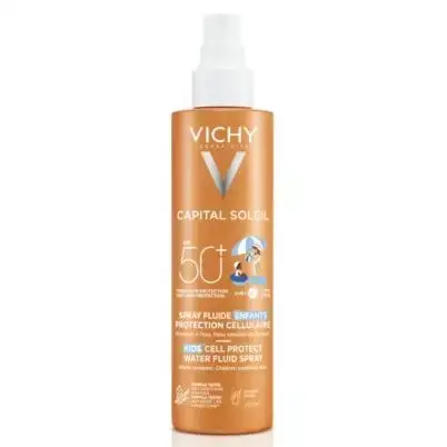 Dokud Zásoby Vydrží Vichy Capital Soleil Jemný sprej pro děti odpuzující písek SPF 50+ 200 ml