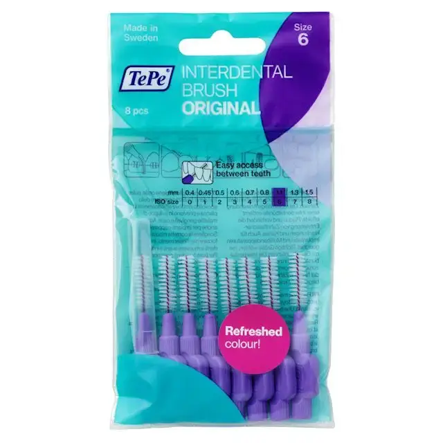 Originální TePe Original mezizubní kartáčky 1,1 mm fialové, 8 ks