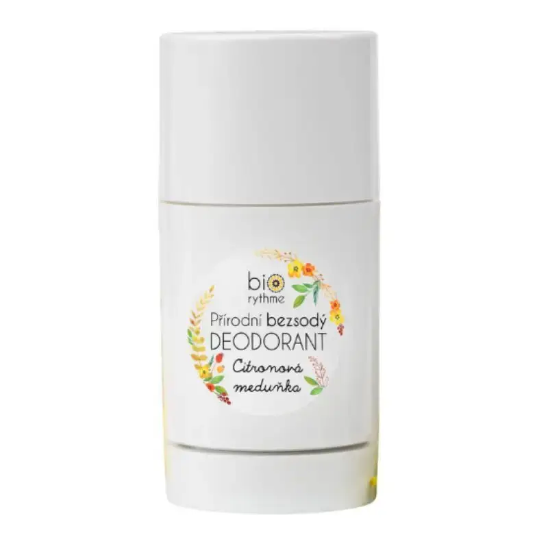 Jen Po Omezenou Doba Biorythme Přírodní bezsodý deodorant Citronová meduňka 80 g